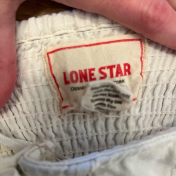 100% Cotton White Corset Tank Top - Picture 3 of 4